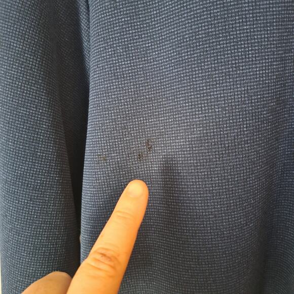 Under Armour Storm Sweater Fleece 1/4 Zip Blue/Black Pullover Men's XL - Picture 6 of 6